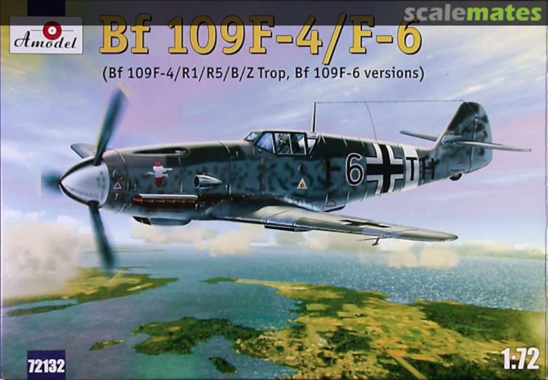 Boxart Bf 109F-4/F-6 72132 Amodel Boxart Bf 109F-4/F-6 72132 Amodel