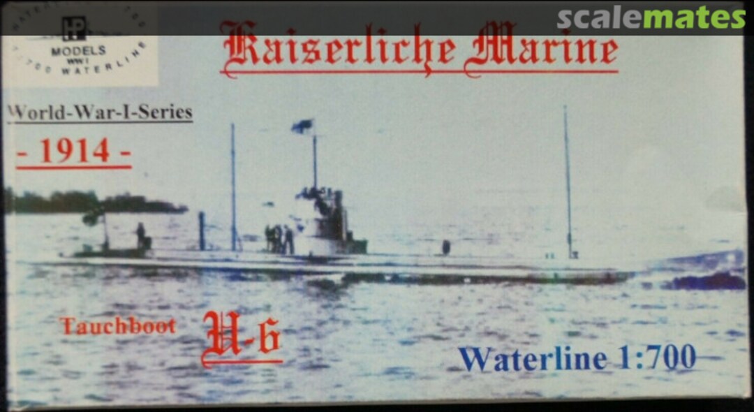 Boxart Tauchboot "U-6" WW I-WL-G- HP-Models Boxart Tauchboot "U-6" WW I-WL-G- HP-Models
