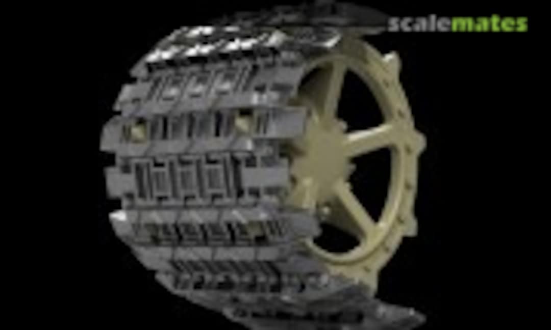 1:35 Entwicklungfahrzeug E-100 tracks + correct Drive wheels (Panzer Art TR35-019) TR35-019