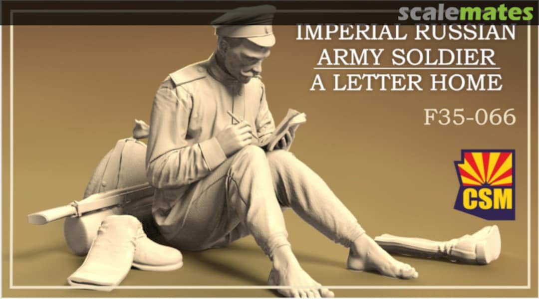 Boxart Imperial Russian Army Soldier a letter home F35-066 Copper State Models Boxart Imperial Russian Army Soldier a letter home F35-066 Copper State Models