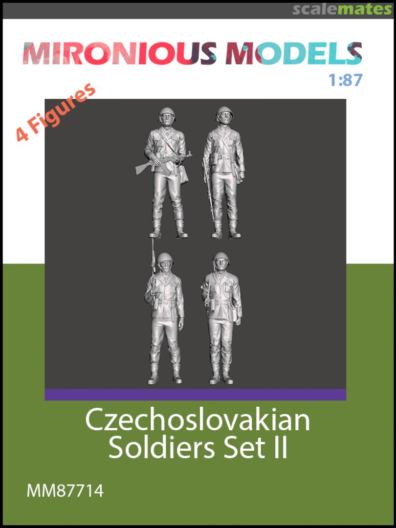 Boxart Czechoslovakian Soldiers Set II MM87714 Mironious Models Boxart Czechoslovakian Soldiers Set II MM87714 Mironious Models