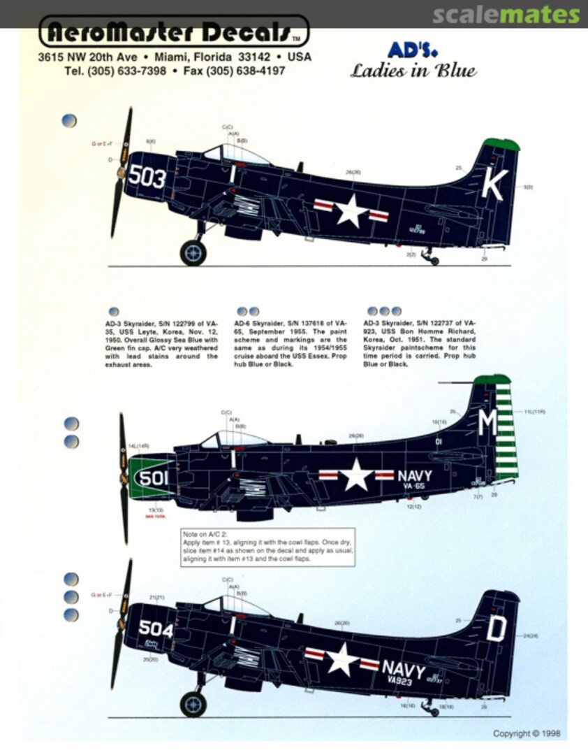 Contents AD's. 72-143 AeroMaster Contents AD's. 72-143 AeroMaster