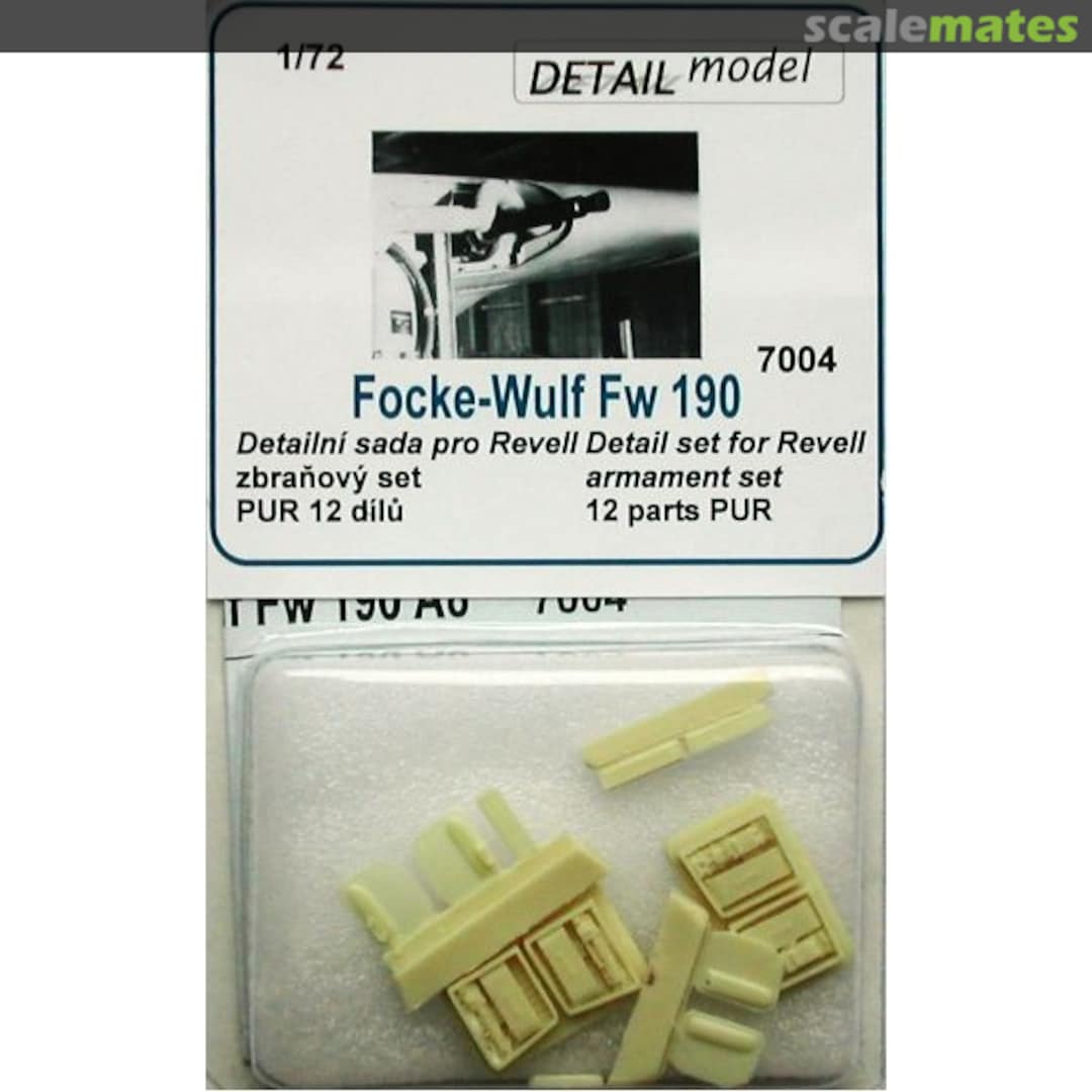 Boxart Focke Wulf Fw 190A Gunbay Set 7004 DETAIL model Boxart Focke Wulf Fw 190A Gunbay Set 7004 DETAIL model