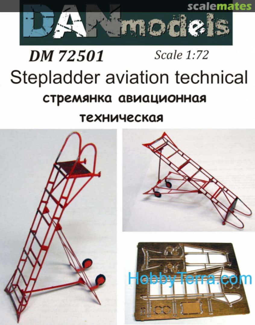 Boxart Stepladder aviation technical DM72501 DANmodels Boxart Stepladder aviation technical DM72501 DANmodels