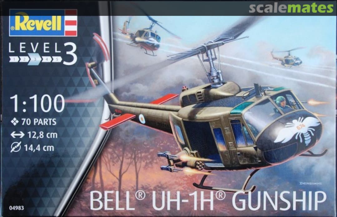 Boxart Bell UH-1H Gunship 04983 Revell Boxart Bell UH-1H Gunship 04983 Revell