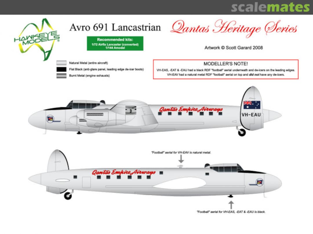 Boxart Avro 691 Lancastrian CDS-047 Hawkeye Models Boxart Avro 691 Lancastrian CDS-047 Hawkeye Models