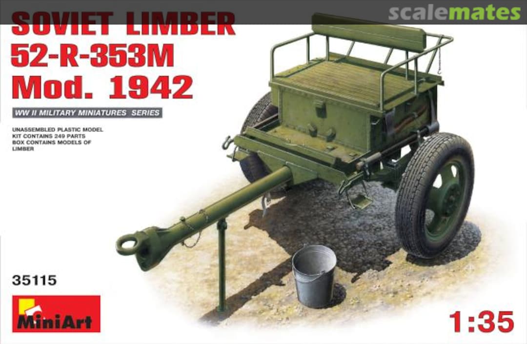 Boxart Limber 52-R-353M 35115 MiniArt Boxart Limber 52-R-353M 35115 MiniArt