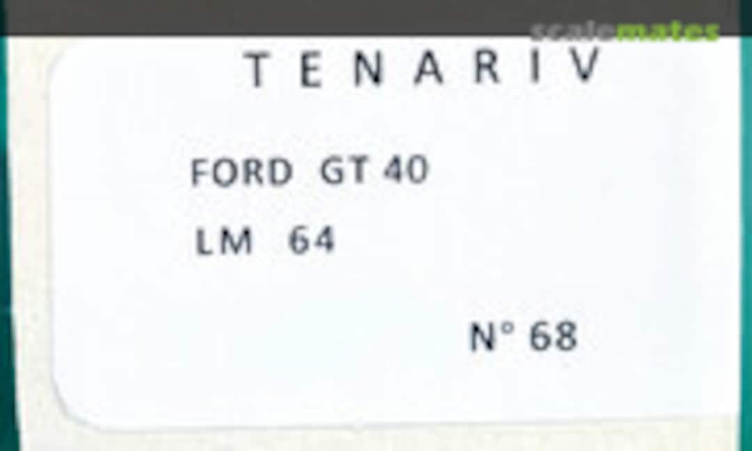 1:43 Ford GT40 (Tenariv 68)