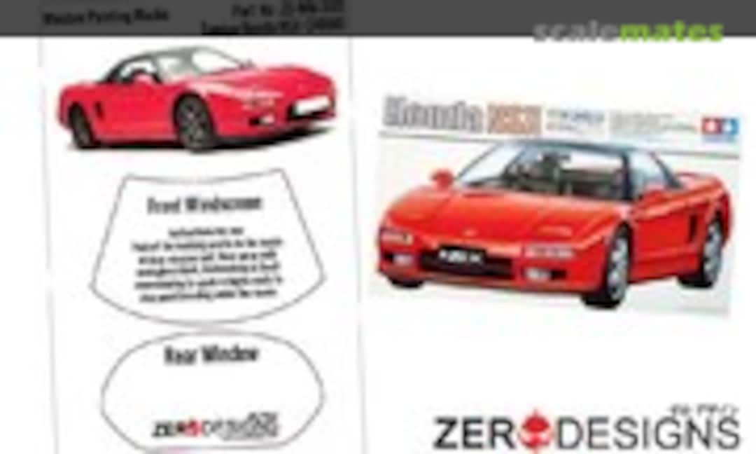 1:24 Honda NSX Window Painting Masks (Zerodesigns ZD-WM-0011)