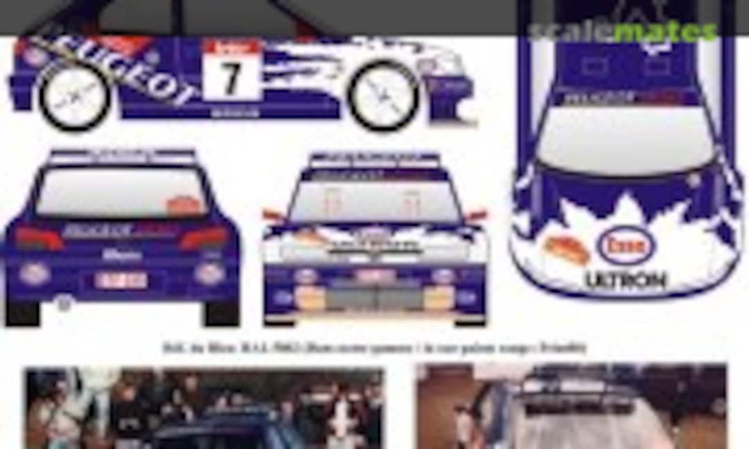 1:24 Peugeot 306 Maxi Evo1 #7 (Renaissance Tk24/474) Tk24/474