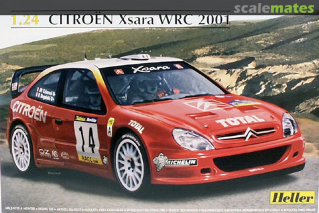 Boxart Citroën Xsara WRC 2001 80769 Heller Boxart Citroën Xsara WRC 2001 80769 Heller