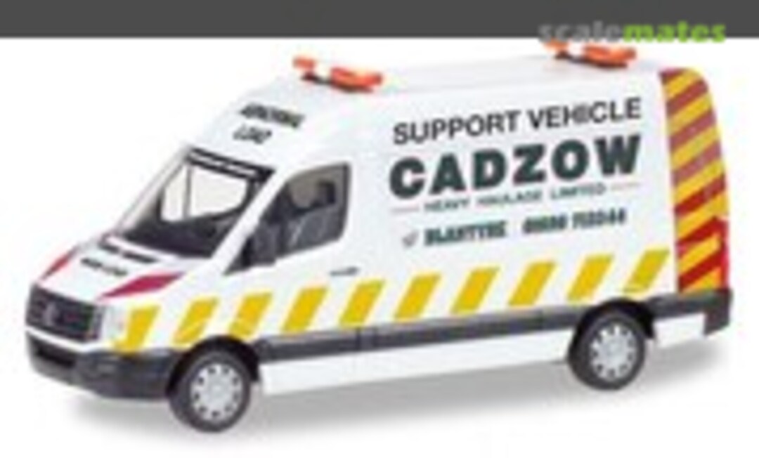 1:87 VW Crafter Kasten Hochdach Begleitfahrzeug &quot;Cadzow&quot; (Herpa 093897)