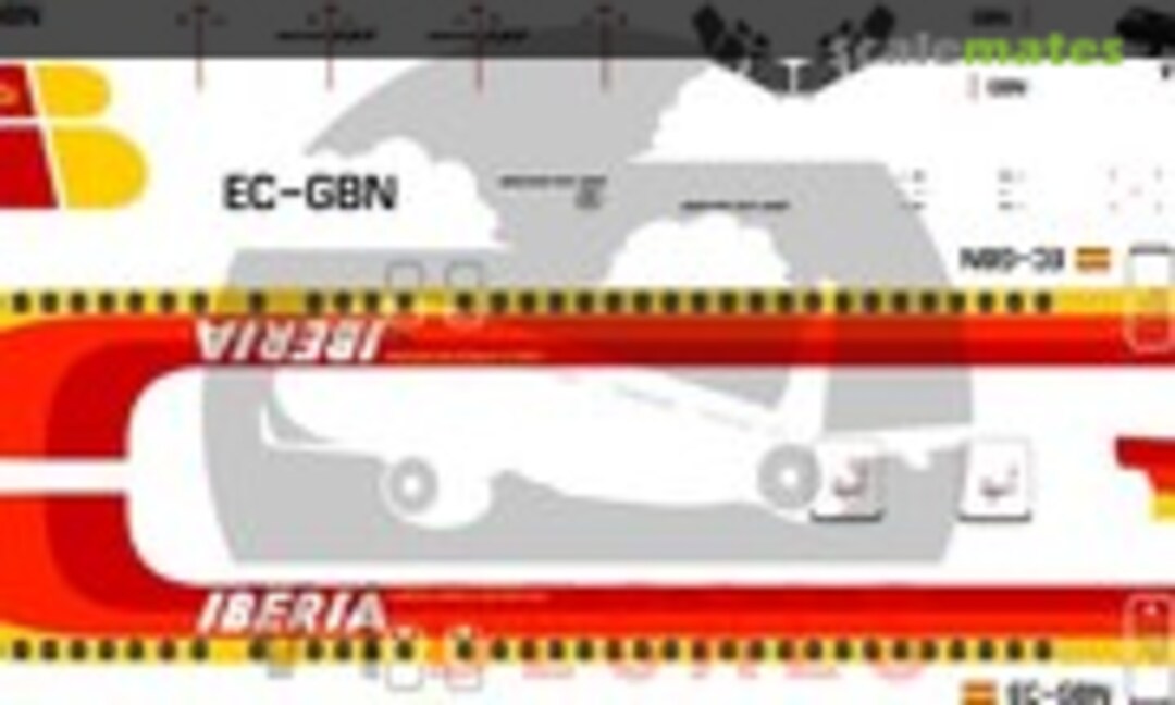 1:144 Iberia Boeing 737-400 (V1 Decals V1D0417-144) V1D0417-144