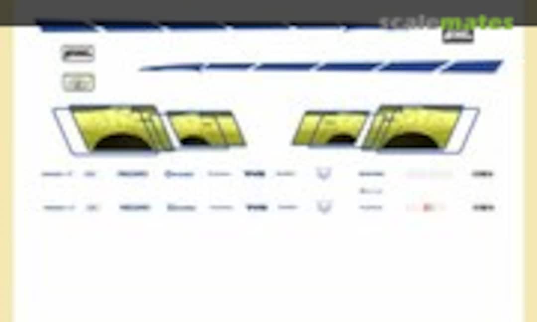 1:24 Mitsubishi Lancer, 2 Fast and 2 Furious (Decal Shop DSD2-2) DSD2-2