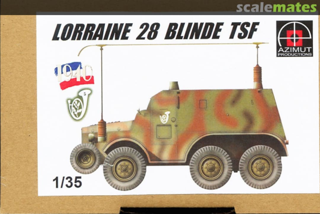 Boxart Lorraine 28 Blindé TSF Azimut Boxart Lorraine 28 Blindé TSF Azimut
