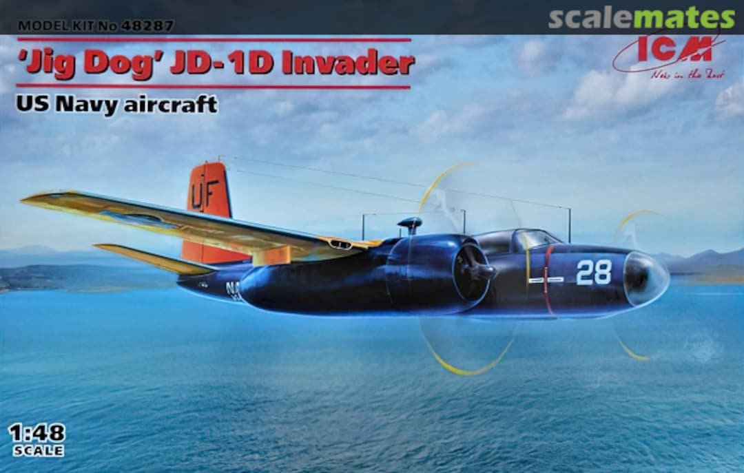 Boxart 'Jig Dog' JD-1D Invader 48287 ICM Boxart 'Jig Dog' JD-1D Invader 48287 ICM