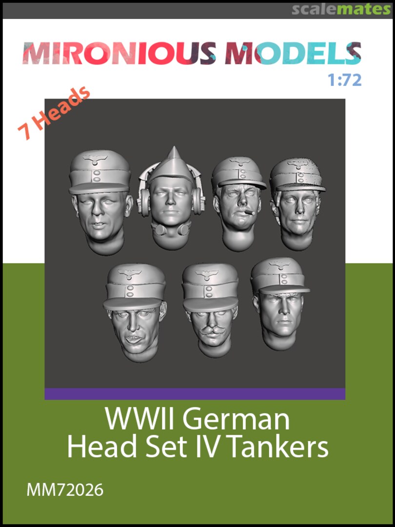 Boxart WWII German Head Set IV Tankers MM72026 Mironious Models Boxart WWII German Head Set IV Tankers MM72026 Mironious Models
