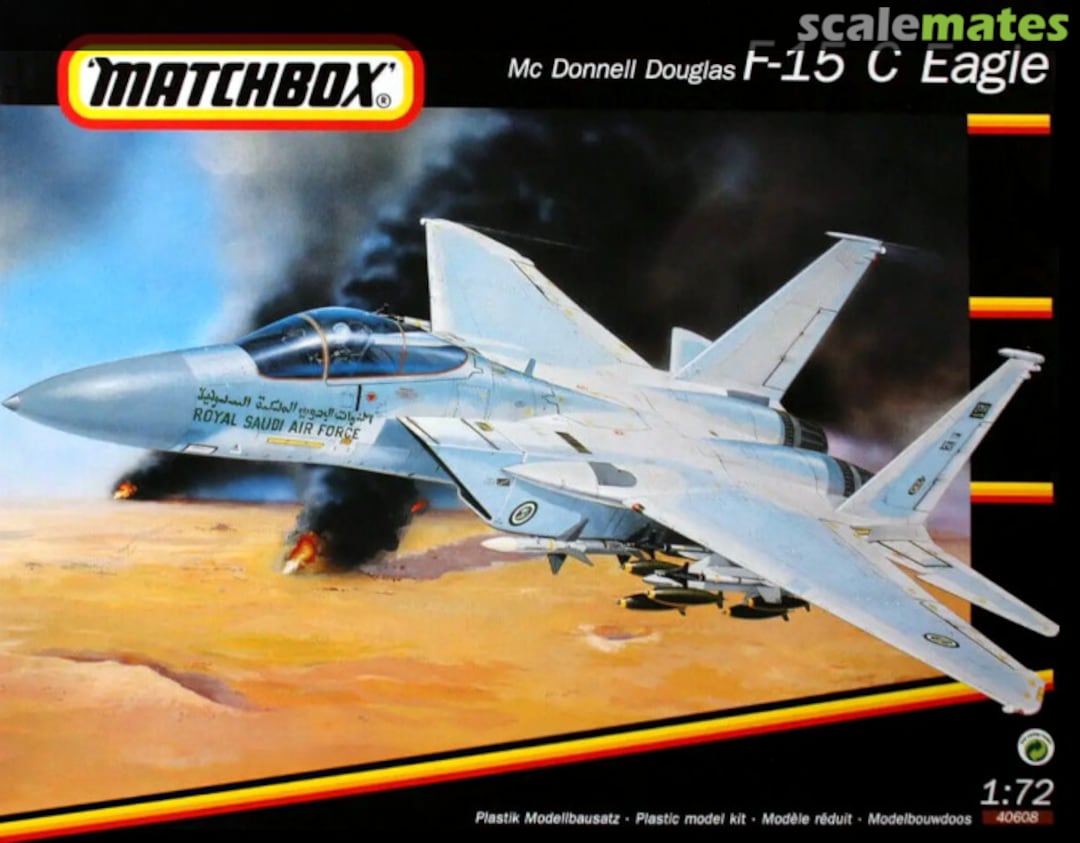 Boxart McDonnell Douglas F-15C Eagle 40608 Matchbox Boxart McDonnell Douglas F-15C Eagle 40608 Matchbox