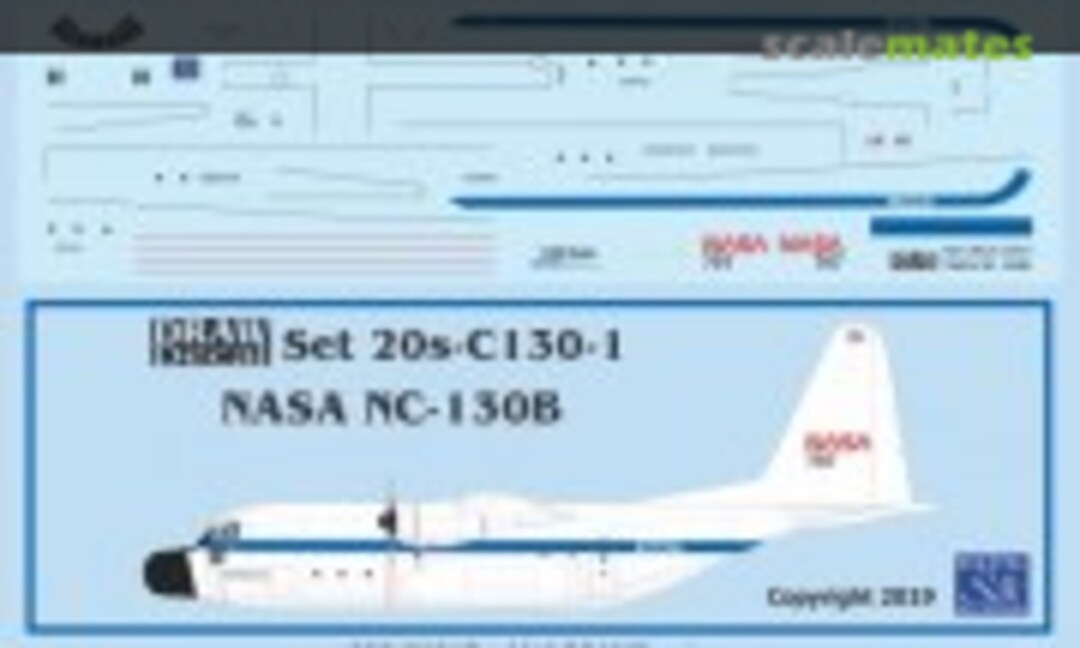 1:200 NASA NC-130B (Draw Decal 20-C130-1) 20-C130-1