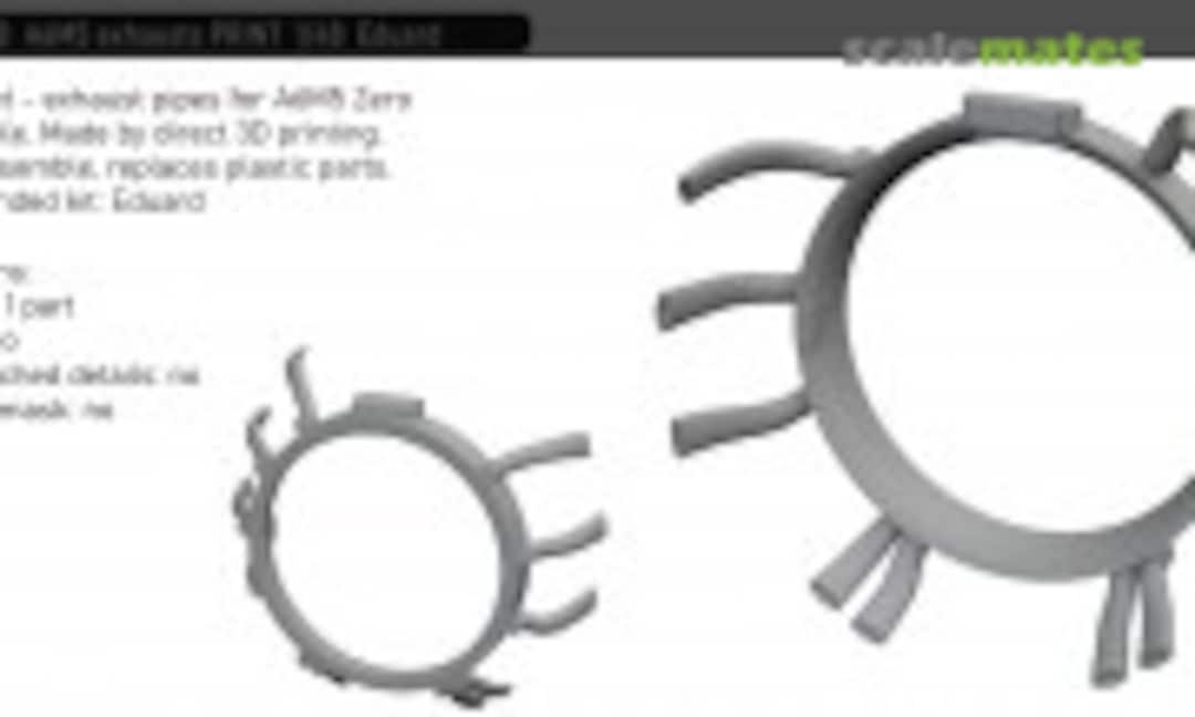 1:48 A6M5 Exhausts PRINT (Eduard 6481118) 6481118