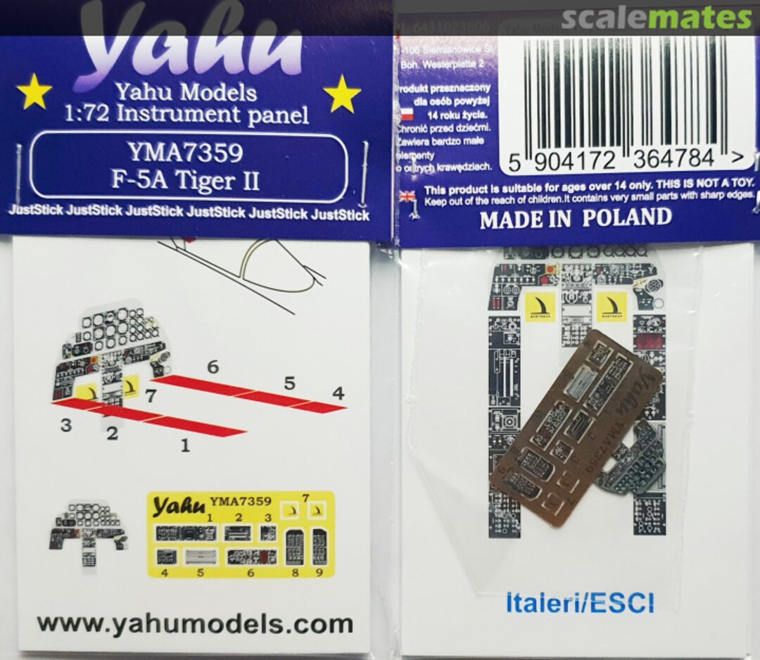 Boxart F-5A Tiger II YMA7359 Yahu Models Boxart F-5A Tiger II YMA7359 Yahu Models