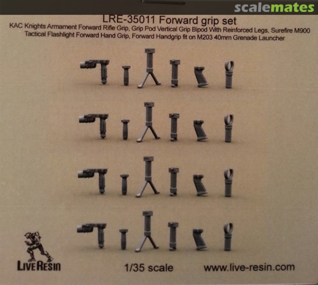 Boxart Forward Grip Set LRE-35011 Live Resin Boxart Forward Grip Set LRE-35011 Live Resin