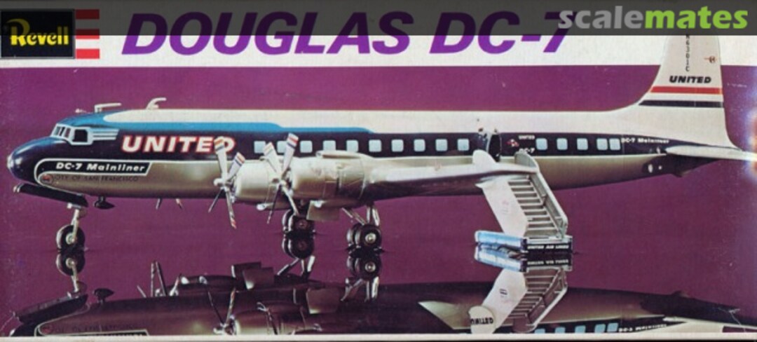 Boxart Douglas DC-7 H-168 Revell Boxart Douglas DC-7 H-168 Revell