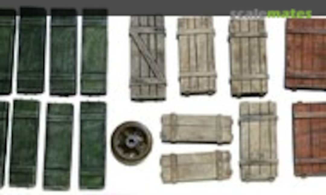 1:35 Universal/Generic Wooden Crates #5 (Value Gear WC005) WC005