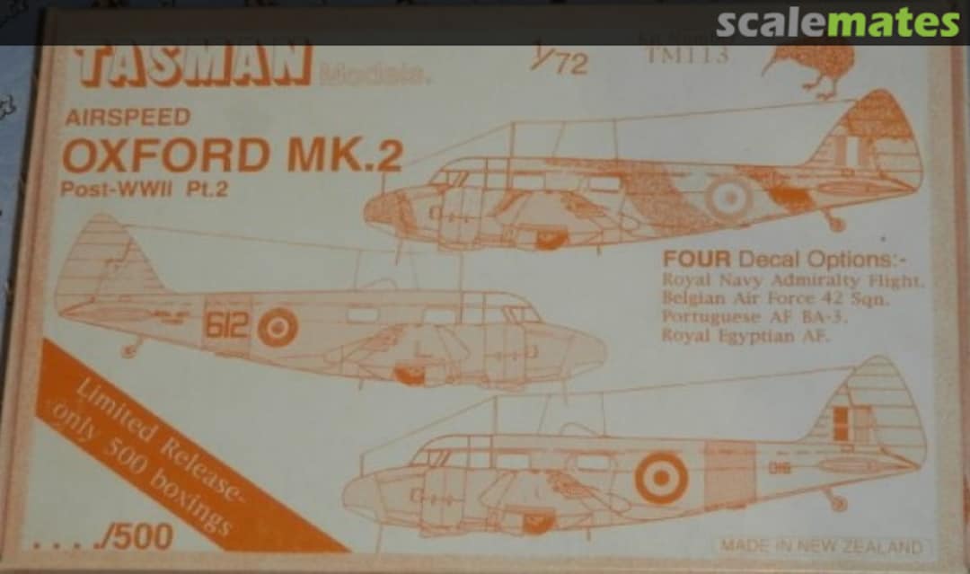Boxart Oxford Mk.2 TM113 Tasman Model Products Boxart Oxford Mk.2 TM113 Tasman Model Products