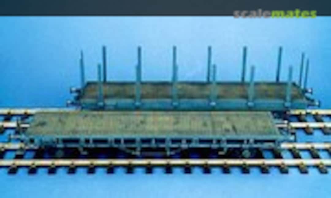1:35 Railway Flatcar OMMS 2 Axles Flatcar (Azimut-Ironside IR029)