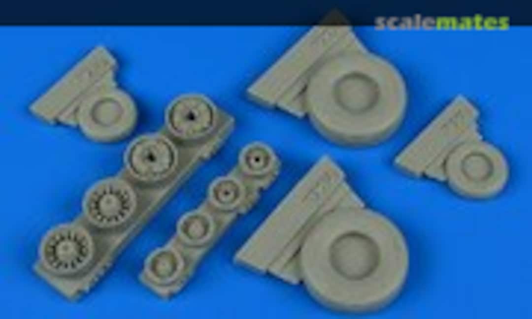 1:48 F-14A Tomcat weighted wheels (Wheelliant 148 014) 148 014