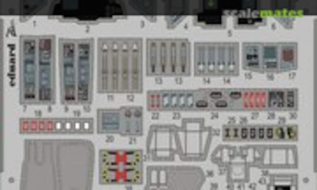 1:48 Mirage 2000D interior S.A. (Eduard FE556) FE556
