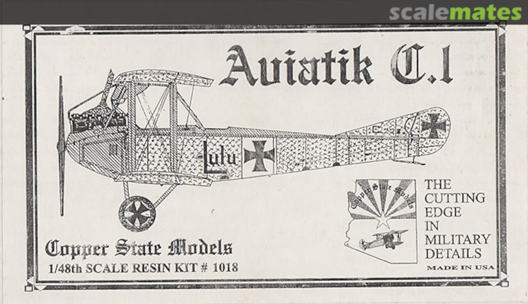 Boxart Aviatik C.I K1018 Copper State Models Boxart Aviatik C.I K1018 Copper State Models