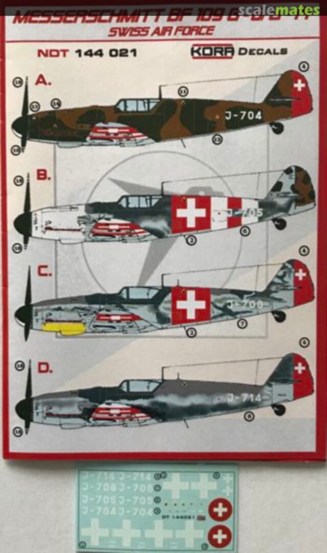 Boxart Messerschmitt Bf 109 G-6/G-14 NDT144021 Kora Models Boxart Messerschmitt Bf 109 G-6/G-14 NDT144021 Kora Models