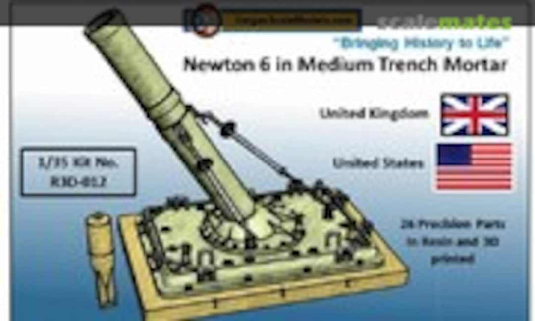 1:35 United Kingdom / US 6" Newton Medium Trench Mortar (Vargas Scale Models R3D-35-012)