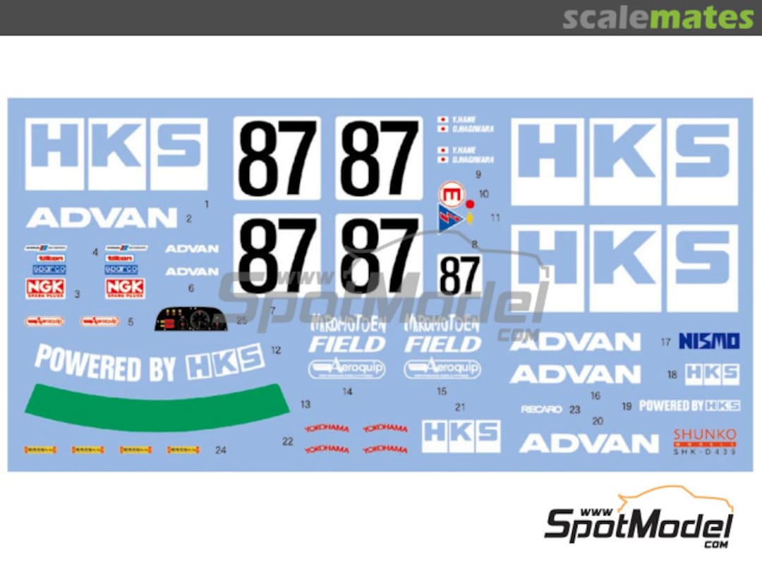 Boxart Nissan Skyline GT-R Group A SHK-D439 Shunko Models Boxart Nissan Skyline GT-R Group A SHK-D439 Shunko Models