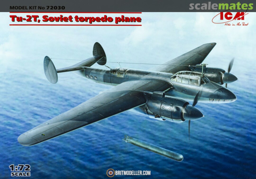 Boxart Tu-2T, Soviet torpedo plane 72030 ICM Boxart Tu-2T, Soviet torpedo plane 72030 ICM