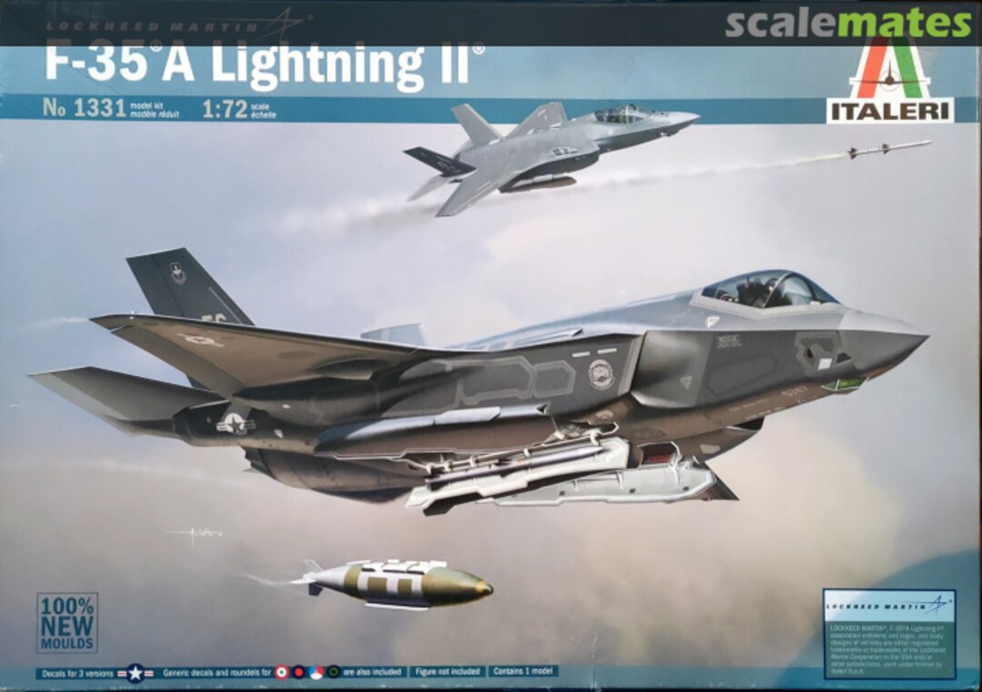 Boxart Lockheed Martin F-35A Lightning II 1331 Italeri Boxart Lockheed Martin F-35A Lightning II 1331 Italeri