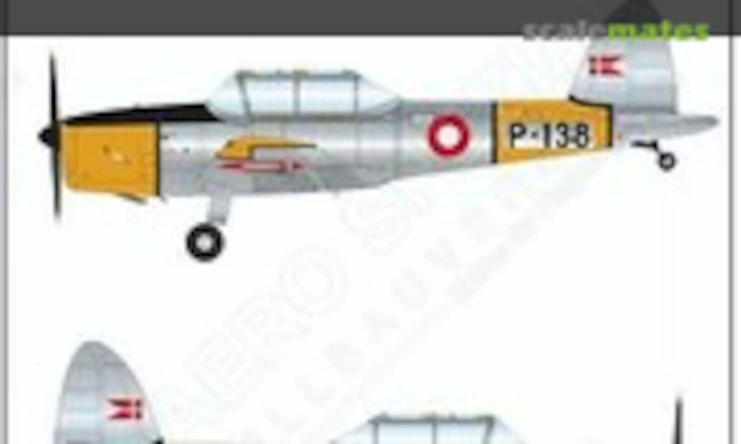 1:48 Royal Danish Air Force DHC-1 de Havilland Chipmunk T.10 (Lima November Decals LN48-D11) LN48-D11