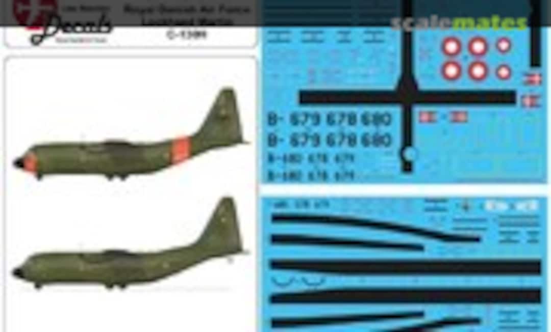 1:72 C-130H Hercules dänische Luftwaffe (frühes Finish) (Lima November Decals LN72-D12) LN72-D12