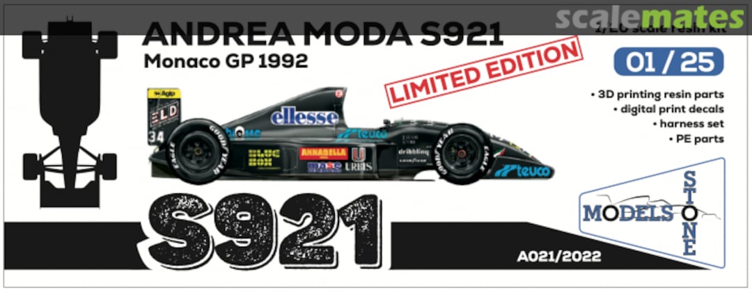 Boxart Andrea Moda S921 A021/2022 Stone Models Boxart Andrea Moda S921 A021/2022 Stone Models