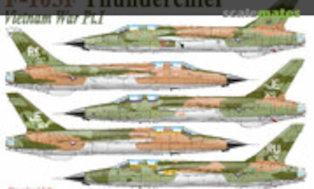1:48 F-105F Thunderchief Vietnam War Pt.I with stencils set (FFA - Film Free Ability) (UpRise Decal UR48265) UR48265