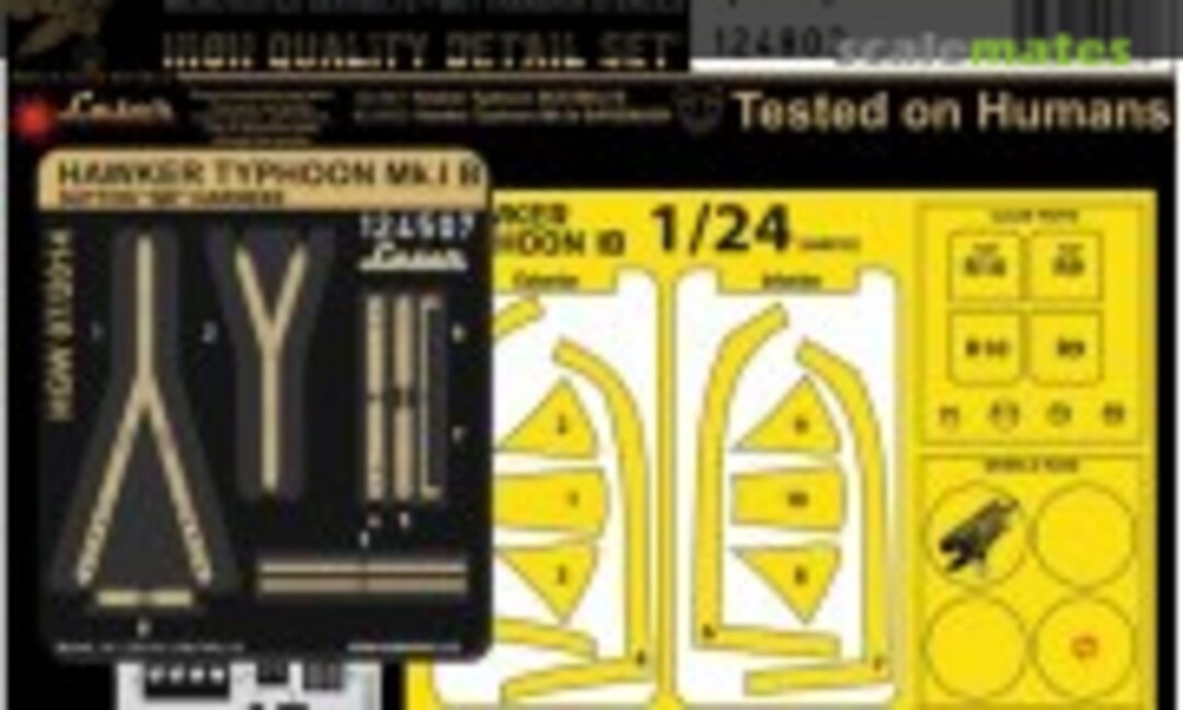 1:24 Hawker Typhoon Mk.IB - Seatbelts & Masks (HGW Models 124803) 124803