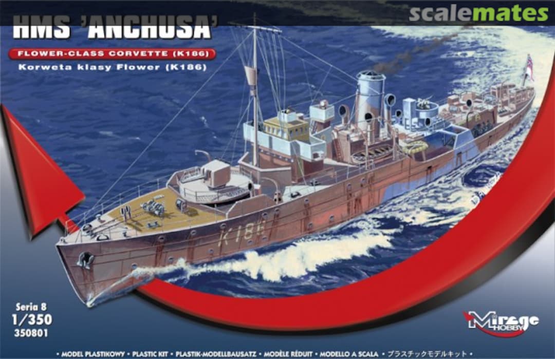 Boxart HMS Anchusa K186 350801 Mirage Hobby Boxart HMS Anchusa K186 350801 Mirage Hobby