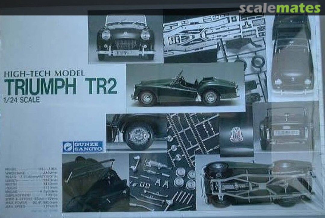 Boxart Triumph TR2 G-222 Gunze Sangyo Boxart Triumph TR2 G-222 Gunze Sangyo
