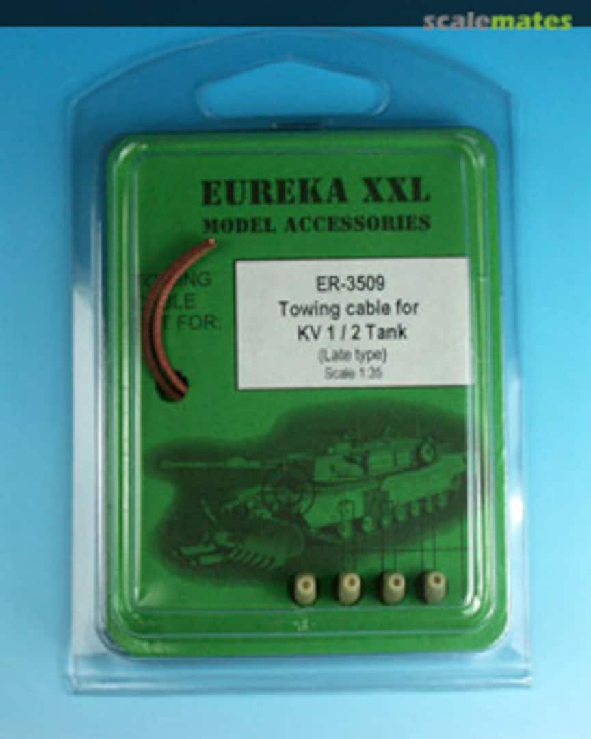 Boxart Towing cable 2x for Russian late Tank Type KV-1/2 ER-3509 Eureka XXL Boxart Towing cable 2x for Russian late Tank Type KV-1/2 ER-3509 Eureka XXL