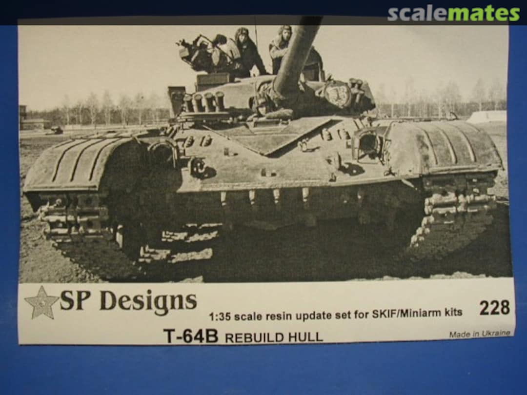 Boxart T-64B rebuild hull with extra glacis armor ~Skif/Miniarm~ 228 SP Designs Boxart T-64B rebuild hull with extra glacis armor ~Skif/Miniarm~ 228 SP Designs