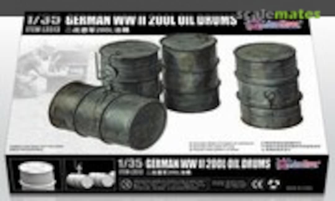 1:35 WWII German 200L Oil Drum (Lion Roar L3513) L3513