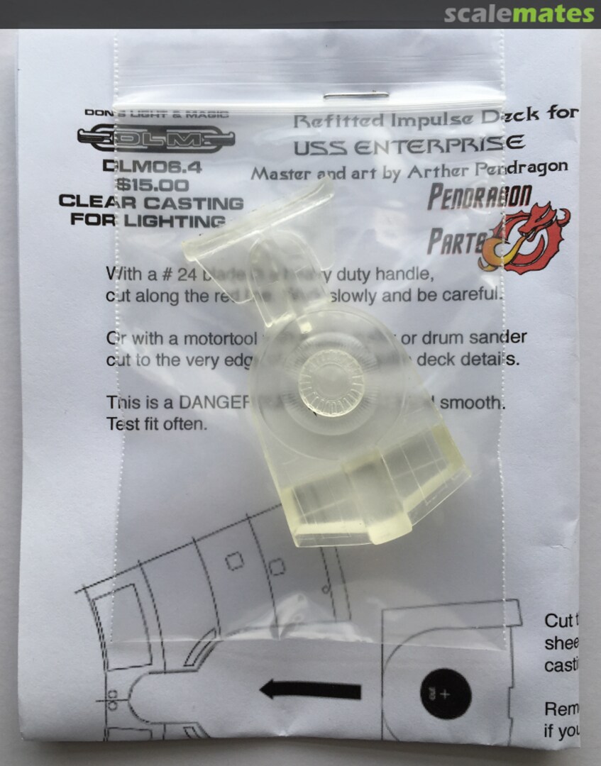 Boxart Enterprise Refit Clear Impulse Deck DLM-06.4 Don's Light and Magic Boxart Enterprise Refit Clear Impulse Deck DLM-06.4 Don's Light and Magic