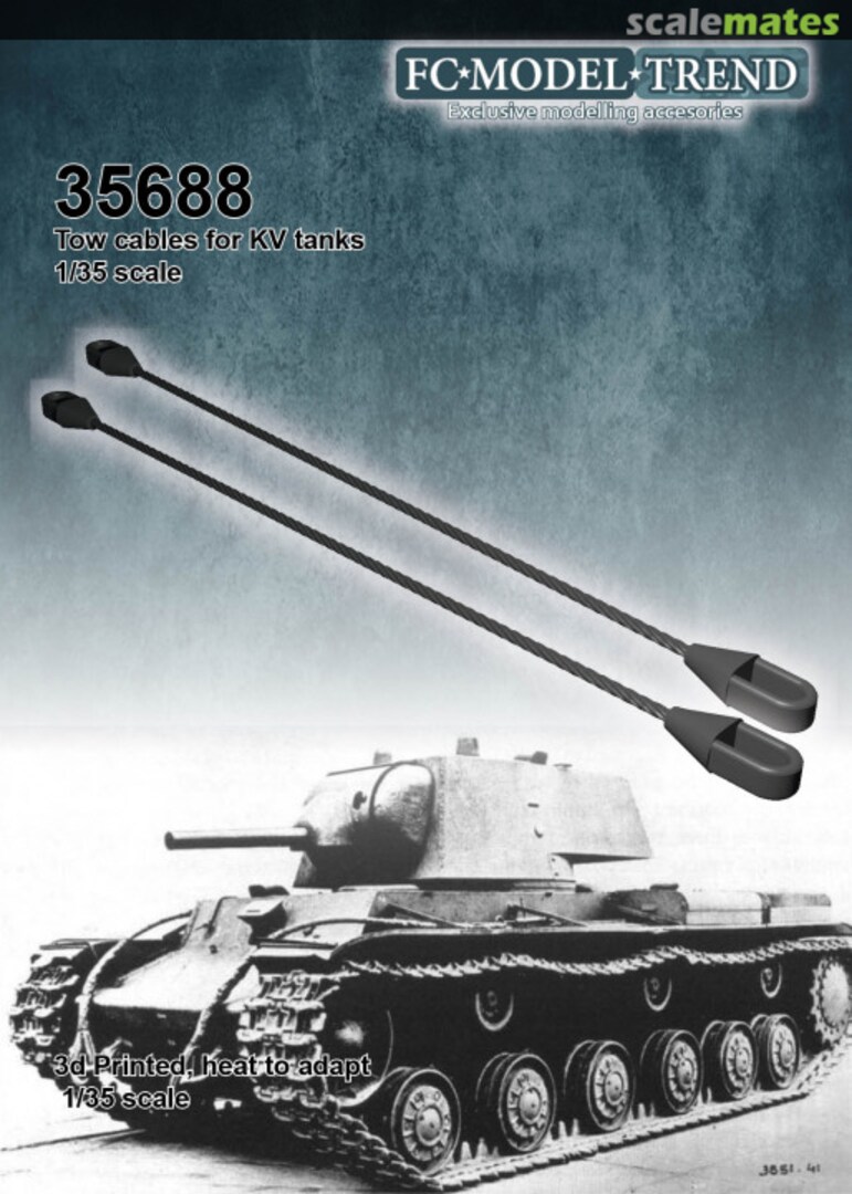 Boxart KV-1/2 tow cables 35688 FC Model Trend Boxart KV-1/2 tow cables 35688 FC Model Trend
